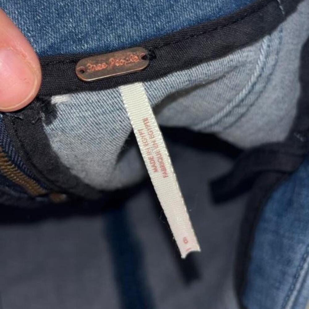 Free people blue denim mini - Picture 5 of 5